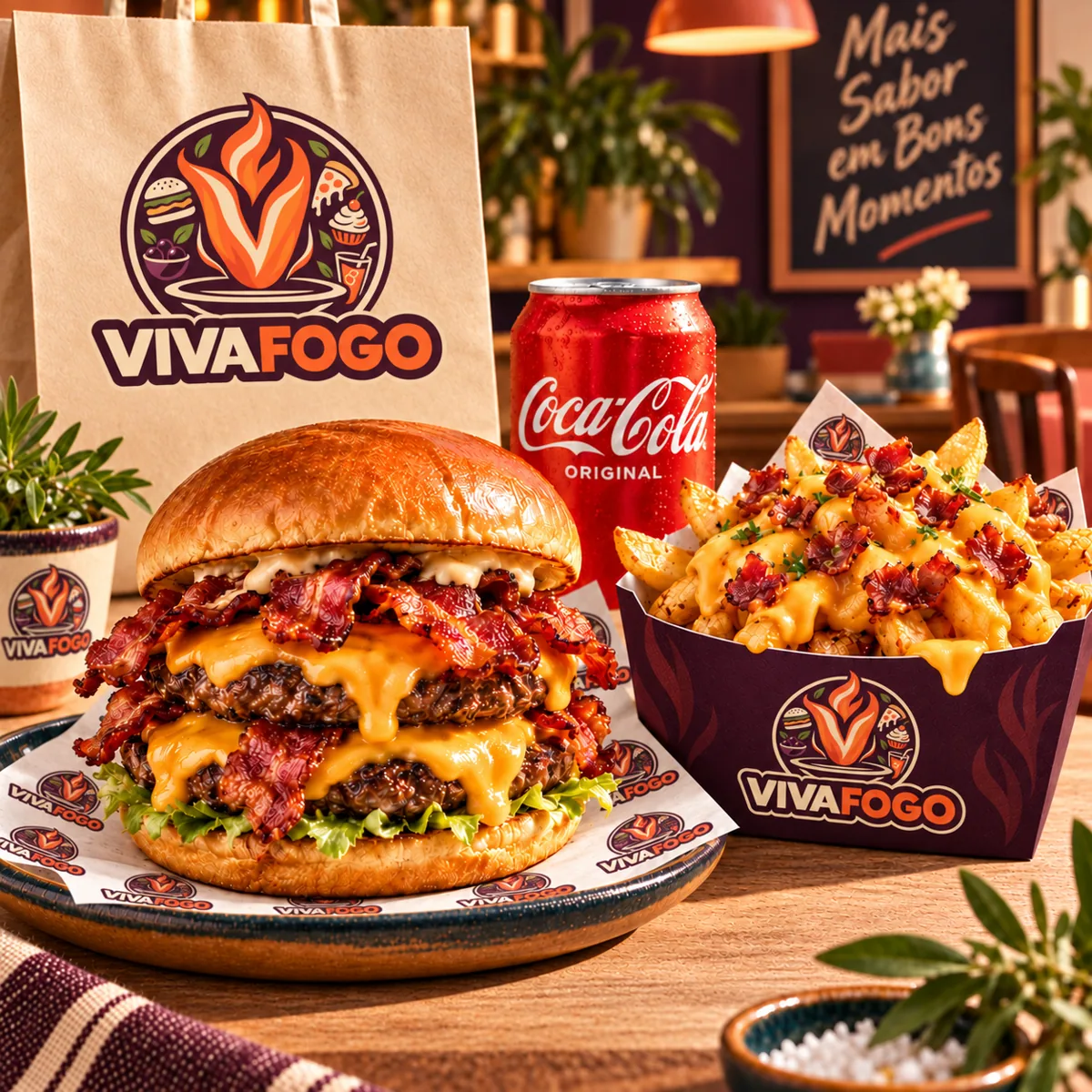 Vivafogo Bacon Duplo Brasa