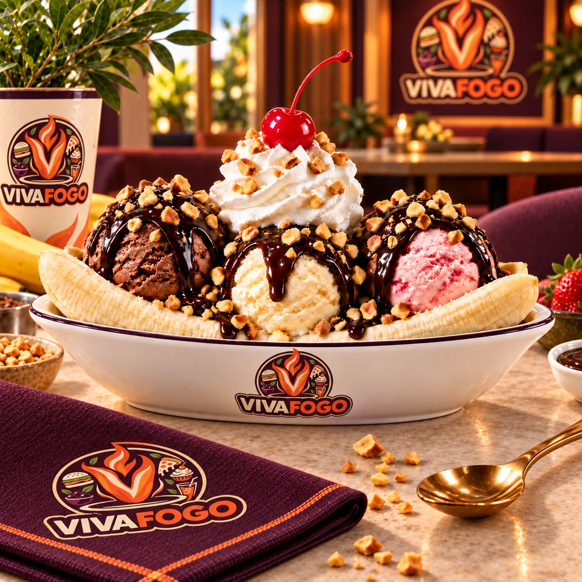 Vivafogo Banana Flamejada